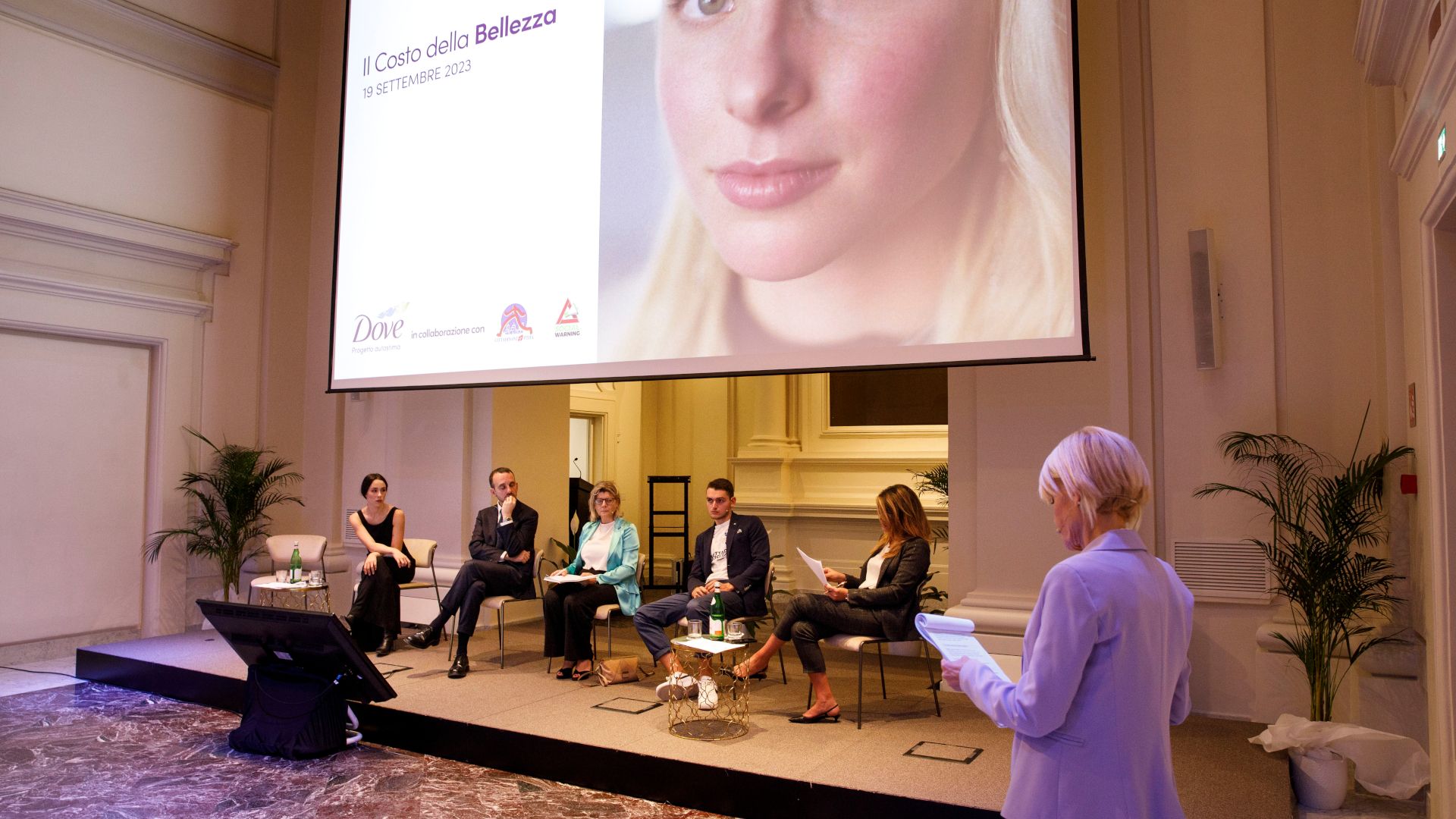Relatori conferenza stampa DOVE "il costo della bellezza"