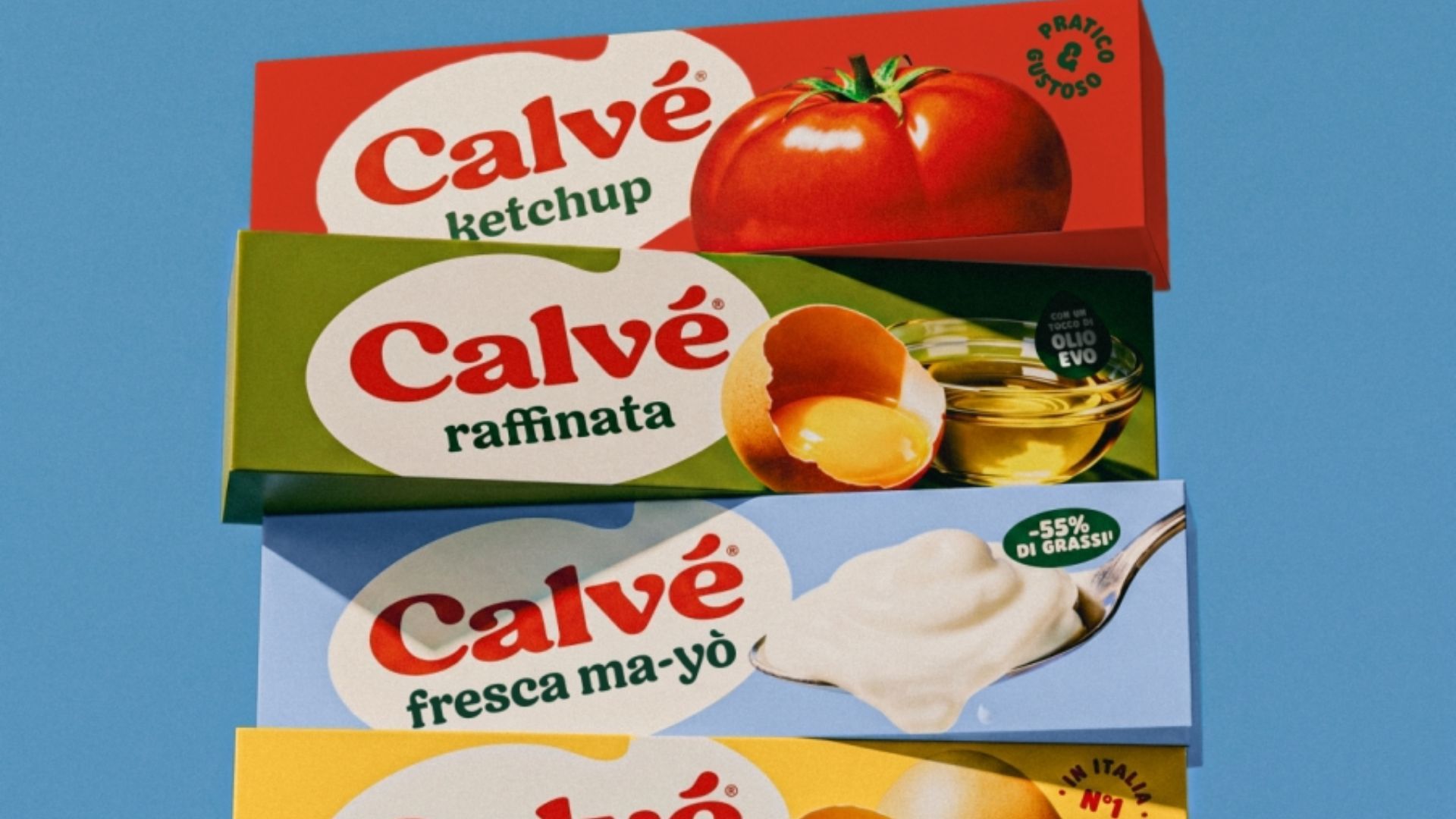 4 tubetti di salse Calvé.