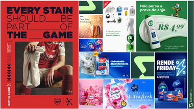 Montaggio di contenuti di marketing creati dai team di Sketch Pro, progettati per intercettare micro-trend e momenti culturali.