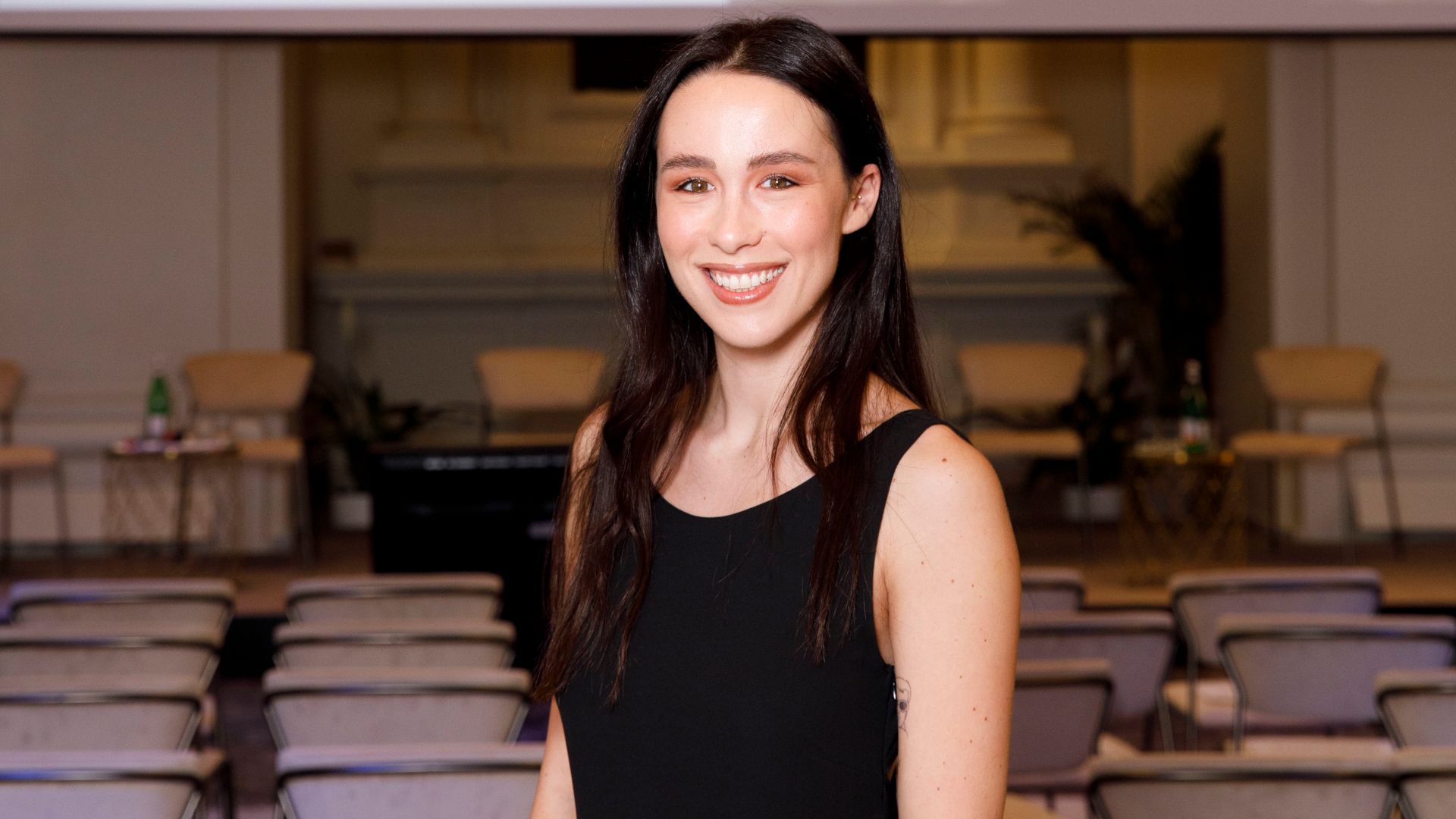 Aurora Ramazzotti alla conferenza stampa Dove